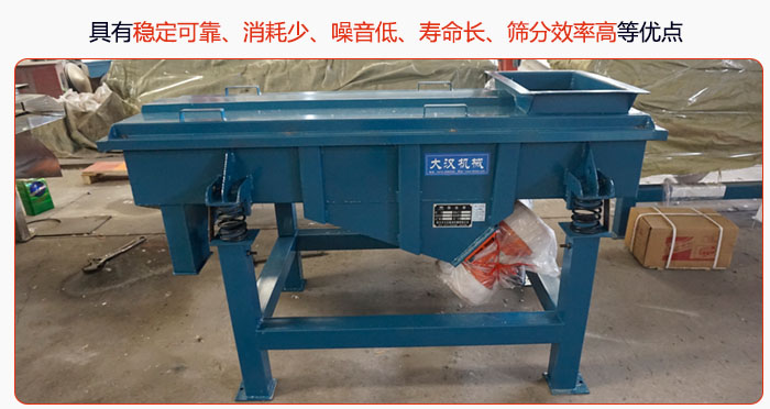 具有穩(wěn)定可靠、消耗少、噪音低、壽命長、振型穩(wěn)、篩分效率高等優(yōu)點