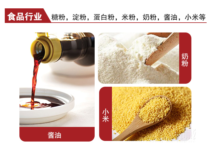 全不銹鋼食品振動篩可用于糖粉，小米，淀粉，蛋白粉，米粉，奶粉，醬油等物料